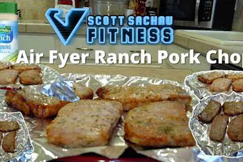 Air Fryer Ranch Pork Chop | A healthy recipe for weight loss
