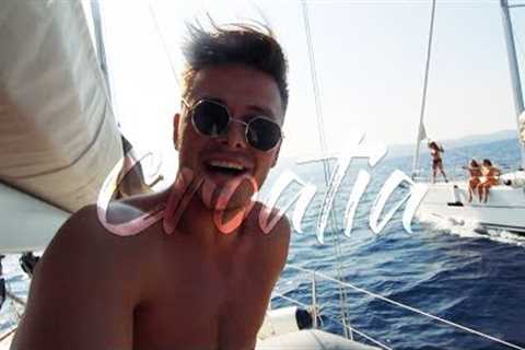 Sailing in Croatia - A week on a Yacht. Island hopping  | Travel vlog 1/2