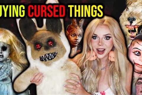BUYING the SCARIEST TOYS &amp; ITEMS I Could Find at a Oddity Convention..(*CREEPY WARNING*)