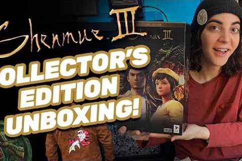 Shenmue 3 Collector's Edition Unboxing! (Limited Run Games)