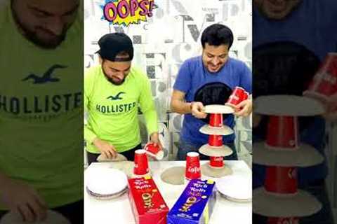 Cups and Plates Tower Challenge #shorts | Challenge | Kitty Party Games Ideas