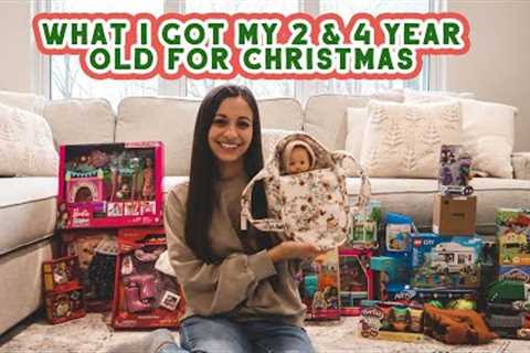 WHAT I GOT MY 4 YEAR OLD GIRL &amp; 2 YEAR OLD BOY FOR CHRISTMAS 2022 | TODDLER GIFT GUIDE