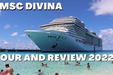 New Tour❗ MSC Divina Cruise Ship Tour &amp; Review 2022
