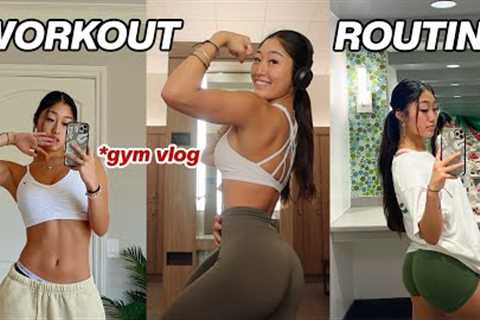 MY WORKOUT ROUTINE (gym vlog)