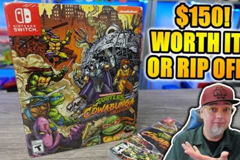 Was The $150 TMNT The Cowabunga Collection Limited Edition A Rip Off? Let's Find Out! Unboxing