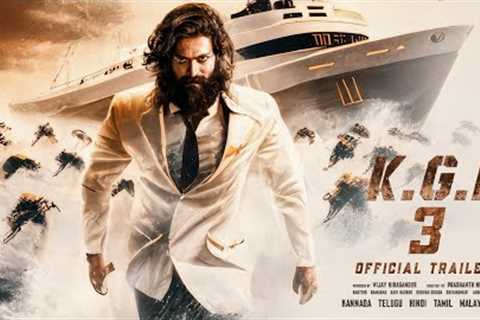 KGF CHAPTER 3 Official Trailer | Yash | Prabhas | Prashanth Neel | Ravi Basrur | KGF 3 Trailer