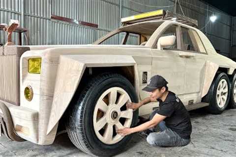 Building The World's Most Special ROLL ROYCE 6x6 For My Son (original sound )