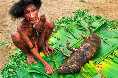 RARE TRIBAL FOOD of West Papua's Dani People!!! (Never Seen on Camera Before!!)