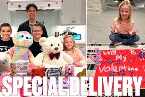 SEVEN-YEAR-OLD GETS ASKED TO BE SOMEONE'S VALENTINE IN THE MOST ADORABLE WAY | VALENTINES DELIVERY