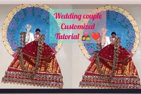 Handmade wedding gift ideas for Bride &amp; Groom# Traditional wedding art# Anniversary gift ideas..