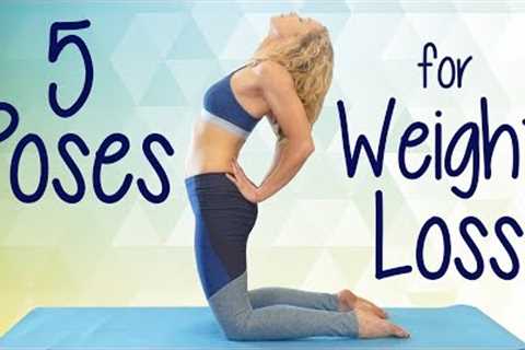 My Top 5 Poses for Weight Loss with Lindsey ♥ Detox, Belly Fat, Beginners Yoga Lesson