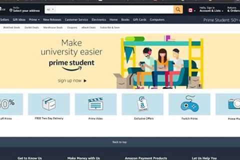 How to get Amazon Prime Student