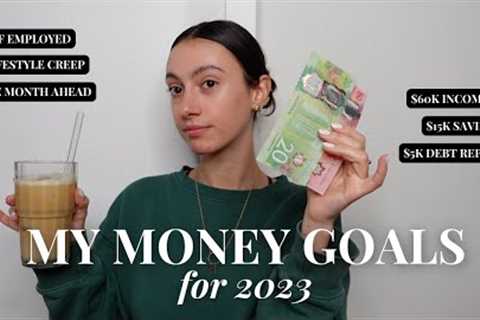 MY 2023 FINANCIAL GOALS &amp; My Plan to Achieve Them | 💸 Saving, Debt, &amp; Investing *exact..