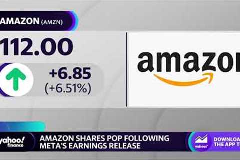 Amazon stock pops following Meta’s earnings release