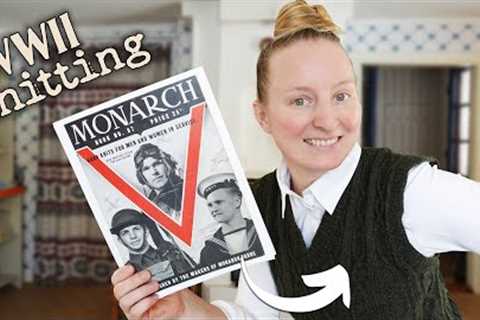 Knitting For Victory: a FREE WWII Pattern, a Cozy Cabin, &amp; A Touch of History