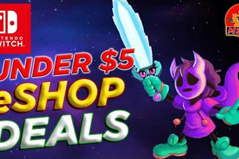 HOT NEW Nintendo Switch eSHOP SALES ON NOW! | BEST under $5 Switch eSHOP DEALS 2023