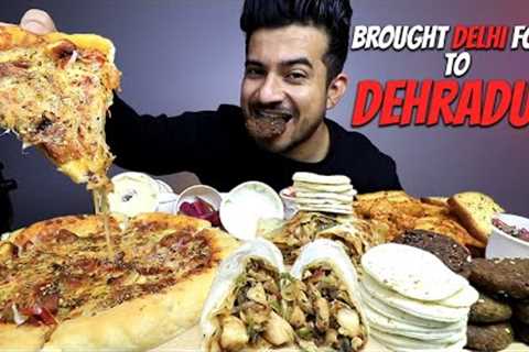 BUTTER CHICKEN PASTA, BUTTER CHICKEN PIZZA, CHICKEN TIKKA QUESADILLA, HUMMUS PITA, CHICKEN SHAWARMA