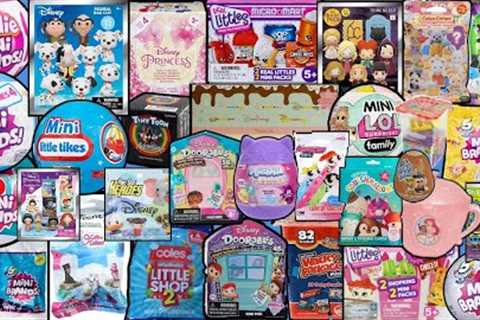 UNBOXING 50 BLIND BAGS!! Mini Brands! Real Littles! Doorables! Squishmallows! Disney! LOL Surprise!