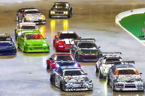 GREAT RC DRIFT CAR RACE MODELS IN PAIR COMPETITION / Modell+Technik Stuttgart 2017