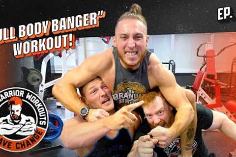 Full Body Banger workout with The Brawling Brutes at WWE HQ! | Celtic Warrior Workouts Ep. 119