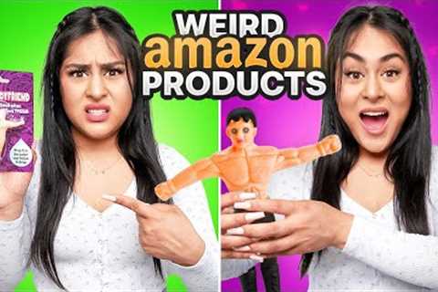 TESTING THE WEIRDEST AMAZON PRODUCTS! **bad idea**