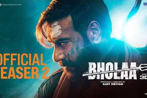 Bholaa Official Teaser 2 | Bholaa In 3D | Ajay Devgn | Tabu | Bhushan Kumar | 30th March 2023