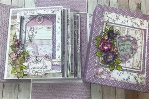 ALBUM IN A BOX PART 1 STAMPERIA PROVENCE SHELLIE GEIGLE JS HOBBIES AND CRAFTS