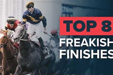 TOP 8 CRAZY RACE FINISHES | MINE THAT BIRD &amp; CHAUTAUQUA