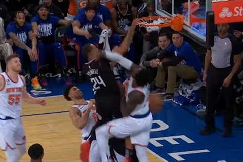 Norman Powell throws down most insane poster dunk on Julius Randle 😱