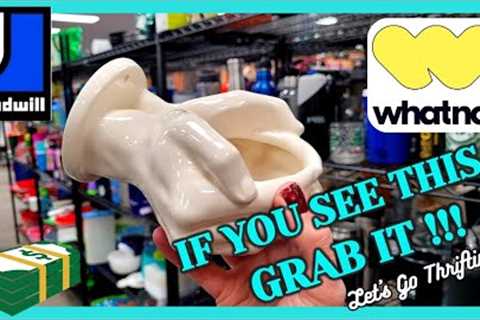 My BIGGEST GOODWILL HAUL EVER! I FILLED the CART! / My WHATNOT Sale is TODAY at 4p! / THRIFT WITH ME