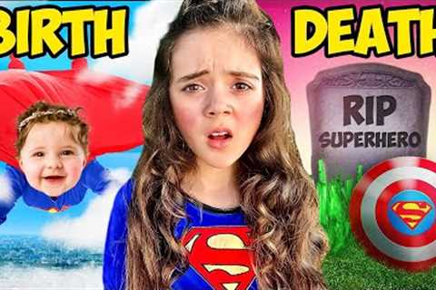Birth To Death of A SUPERHERO In Real Life!