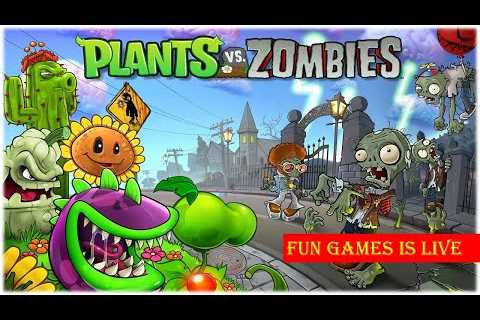 Plants vs Zombies l P v Z 2 l Fun Games Live Stream | Let's Hit 5K SUBS