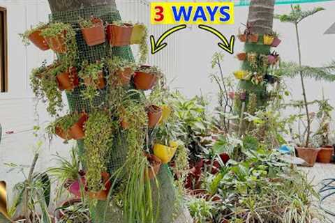 3 EASY DIY VERTICAL GARDEN IDEAS FOR HOME GARDEN