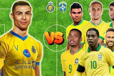 Ronaldo Al Nassr vs Brazil Legends!!!! |Ronaldinho,Ronaldo,Casemiro vs Ronaldo all nasry!!!