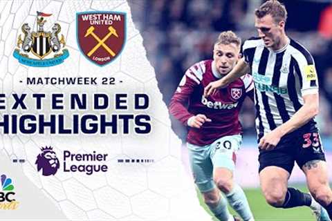 Newcastle United v. West Ham United | PREMIER LEAGUE HIGHLIGHTS | 2/4/2023 | NBC Sports