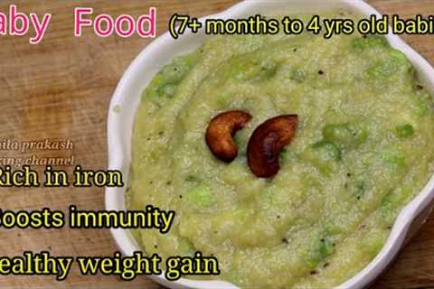 baby food - Quick breakfast / dinner idea for 7 + months to 4 yrs old babies.