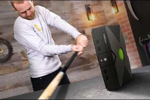 Smashing Video Game Consoles!