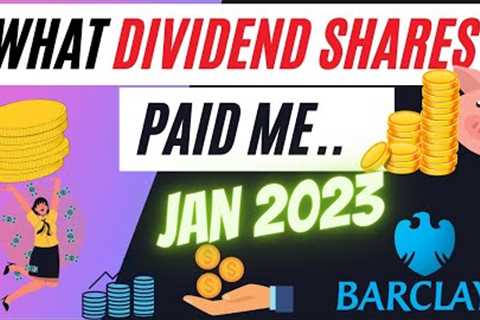 Dividend Passive Income Reveal January 2023: Dividend Unboxing