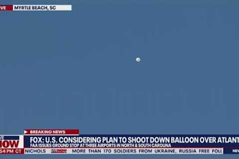 Chinese spy balloon shot down over Atlantic Ocean