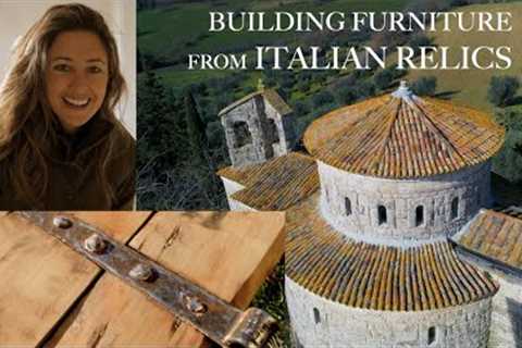 RENOVATING A RUIN: Building Furniture from Italian Relics, Bathroom Renovation, Family Time (Ep36)