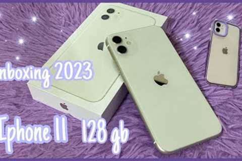 IPHONE 11 UNBOXING 2023 (White 128 gb) | Lanz PurpleGoddess