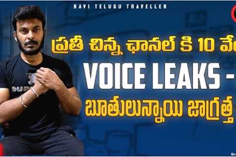 Why are channels suppressed | Huge Scams and Voice Clips |Many Controversies | Ravi Telugu Traveller