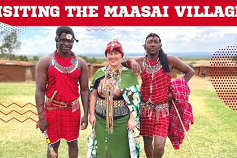 Visiting Maasai Village and Market