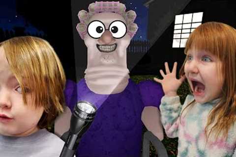 DONT WAKE GRANNY!! Niko &amp; Adley spin the Roblox Wheel and play Grapple and an OBBY Game with..