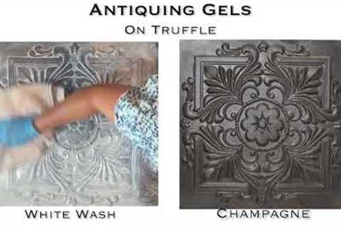 How to Age, Distress Painted Furniture using Antiquing Gel, &amp; Truffle from ALL-IN-ONE Paint