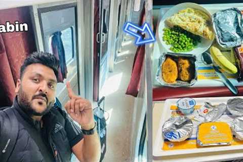 42 hours in Rajdhani Express First AC IRCTC Food Review || Indian Railways || Ep2