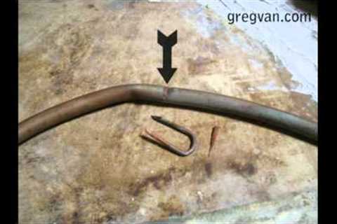 Dented Copper Water Supply Pipes Could Be A Problem - Plumbing