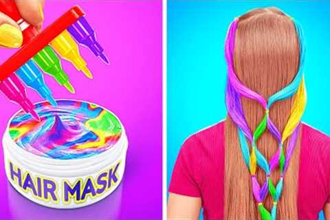 COOL HAIR BEAUTY TRENDS || Cool And Easy Hair Tricks For Girls by 123 GO! SERIES