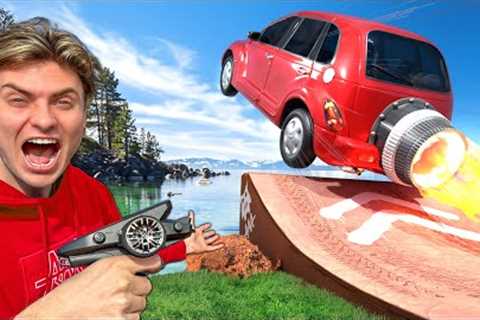 JUMPING WORLD'S BIGGEST RC ROCKET CAR!! (FINAL PART)