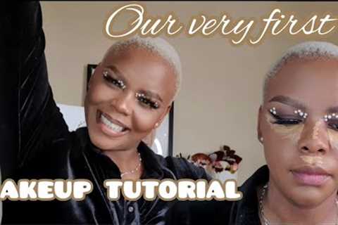 OUR VERY FIRST MAKEUP TUTORIAL [EVERYDAY MAKEUP LOOK] 💕|South African YouTuber